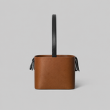 The Hide Basket, handcrafted natural hide storage basket India - The Mage Home