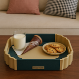 The Jharokha Tray genuine leather Rajasthani heritage design organiser - The Mage Home