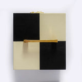 Premium black white watch box handcrafted India The Mage Home