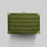 Premium antique leather trunk box India housewarming gift - The Mage Home