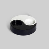 Yin yang candle holder with candle lit India - The Mage Home