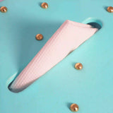 Pink leather tissue box top view India - The Mage Home