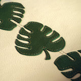 Premium botanical leather tray India housewarming gift The Mage Home