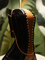 Luxury horse table lamp displayed in premium room interior - The Mage Home