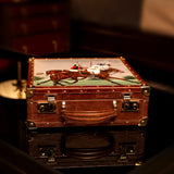 Luxury polo watch box displayed on dresser home decor - The Mage Home