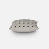 Premium fabric flower leather cushion India luxury gift - The Mage Home