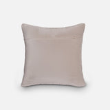 Artisan leather lace cushion 40x40cm handcrafted in India - The Mage Home