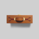 Premium leather briefcase bar gift for entertaining India The Mage Home