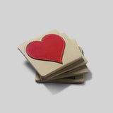 Luxury ace of spades coasters India poker gift - The Mage Home