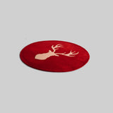 Renne leather mats stacked view India - The Mage Home