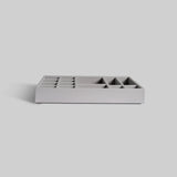Luxury leather jewellery display tray side view India - The Mage Home