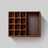 Luxury leather Luxe tray for necklaces rings bangles The Mage Home