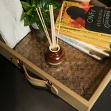 Styla leather tray close up premium finish detail - The Mage Home