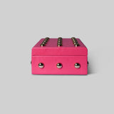 The Stud Box side view leather India - The Mage Home