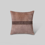 The Elite leather cushion, handcrafted home decor India - The Mage Home