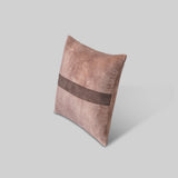 The Elite leather cushion, handcrafted home decor India - The Mage Home