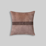 The Elite leather cushion, handcrafted home decor India - The Mage Home