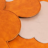 Premium floral leather table mat India housewarming gift The Mage Home
