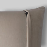 Maze leather cushion displayed in modern luxury interior - The Mage Home