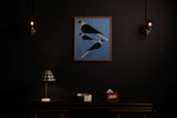 Modern Muse wall frame displayed in dark room interior - The Mage Home