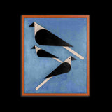 Handcrafted leather Modern Muse wall frame made in India - The Mage Home