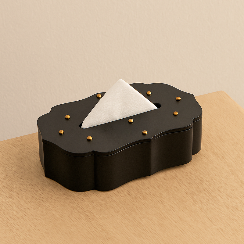 Vintage Tissue Box (Black)