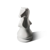 Knight wooden candle holder, chess-inspired handcrafted decor - The Mage Home