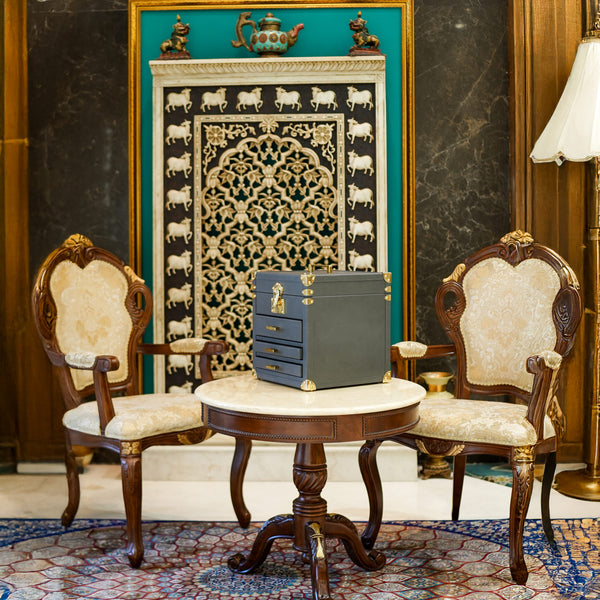 Leather Jewellery Trunk