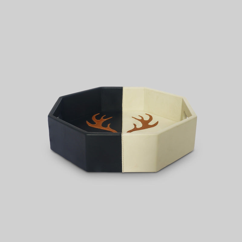 Black & White Hexa Tray