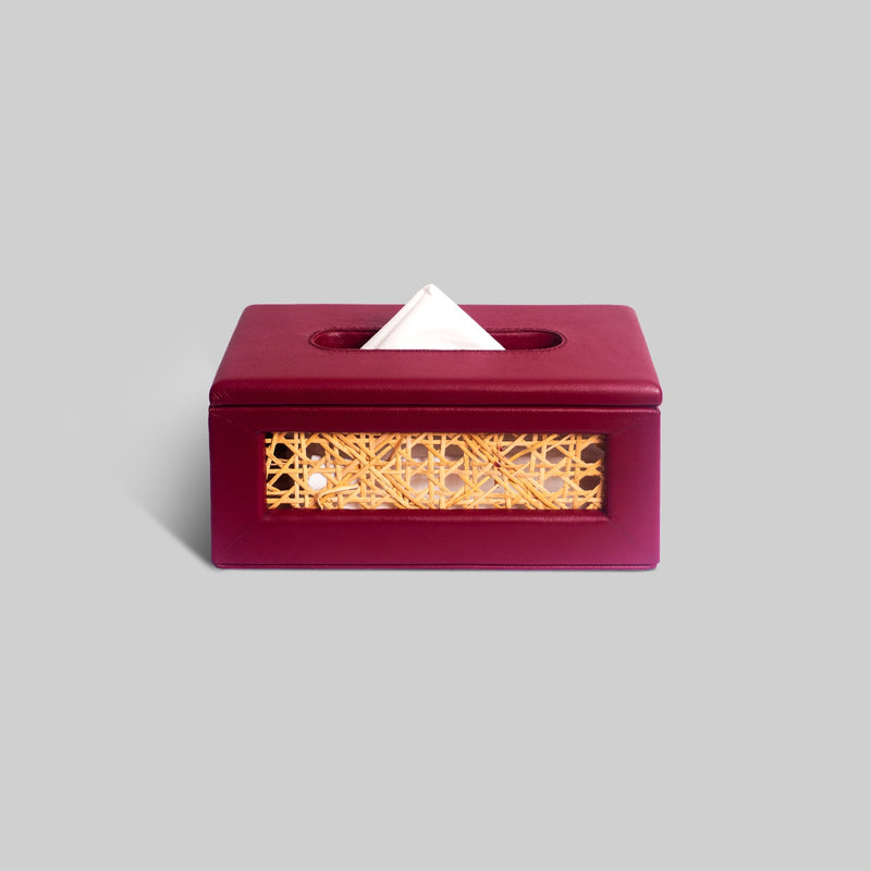 Rattan Tissue Box