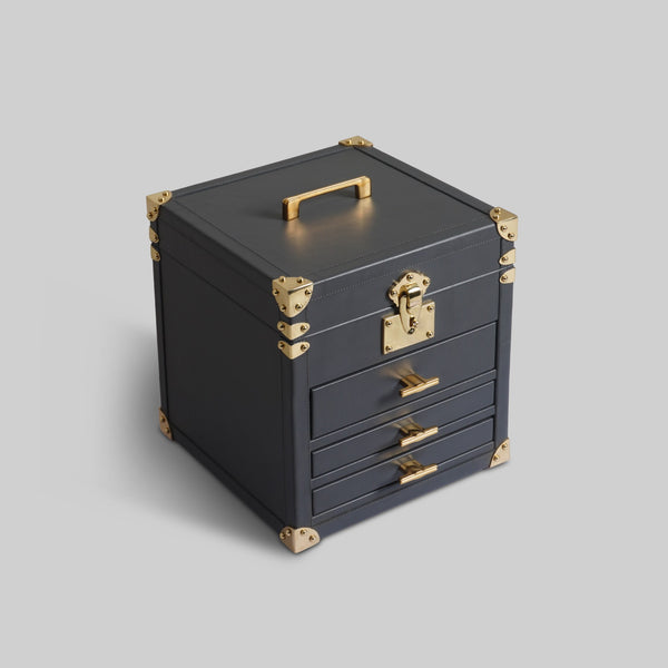 Leather Jewellery Trunk