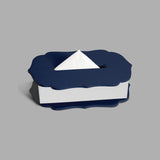 The Blue Silhoutte Tissue Box