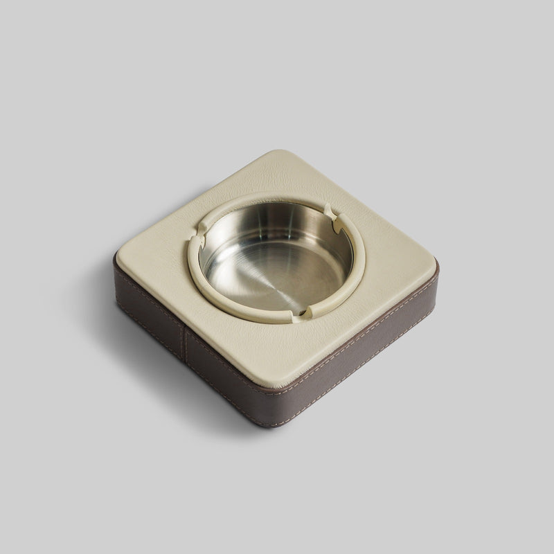 Leather Ash Tray (Grey)