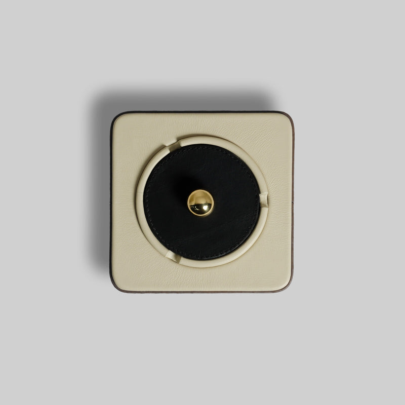 Leather Ash Tray (Grey)