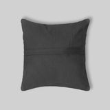 Luxury leather cushion 12x12 inches handmade in India
