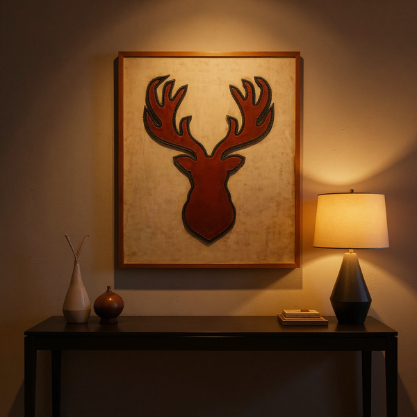 Deer Contour Wall Frame