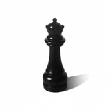 Queen wooden candle holder with crown design, handcrafted decor - The Mage Home