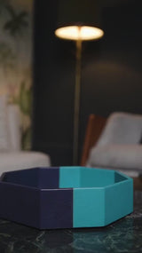 Blue Hexa Tray
